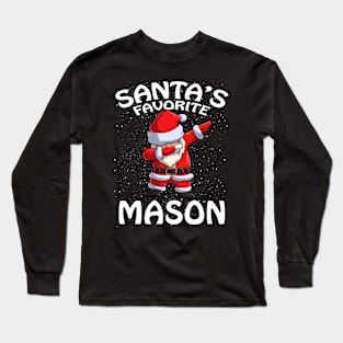 Santas Favorite Mason Christmas Long Sleeve T-Shirt